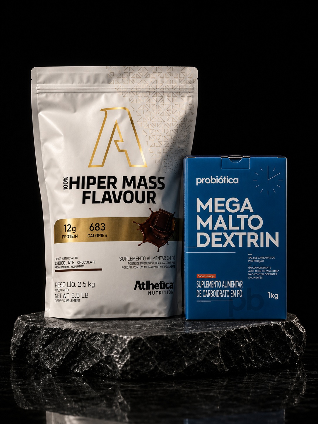 Combo Hiper Mass Flavour 2,5kg + Mega Maltodextrin 1kg