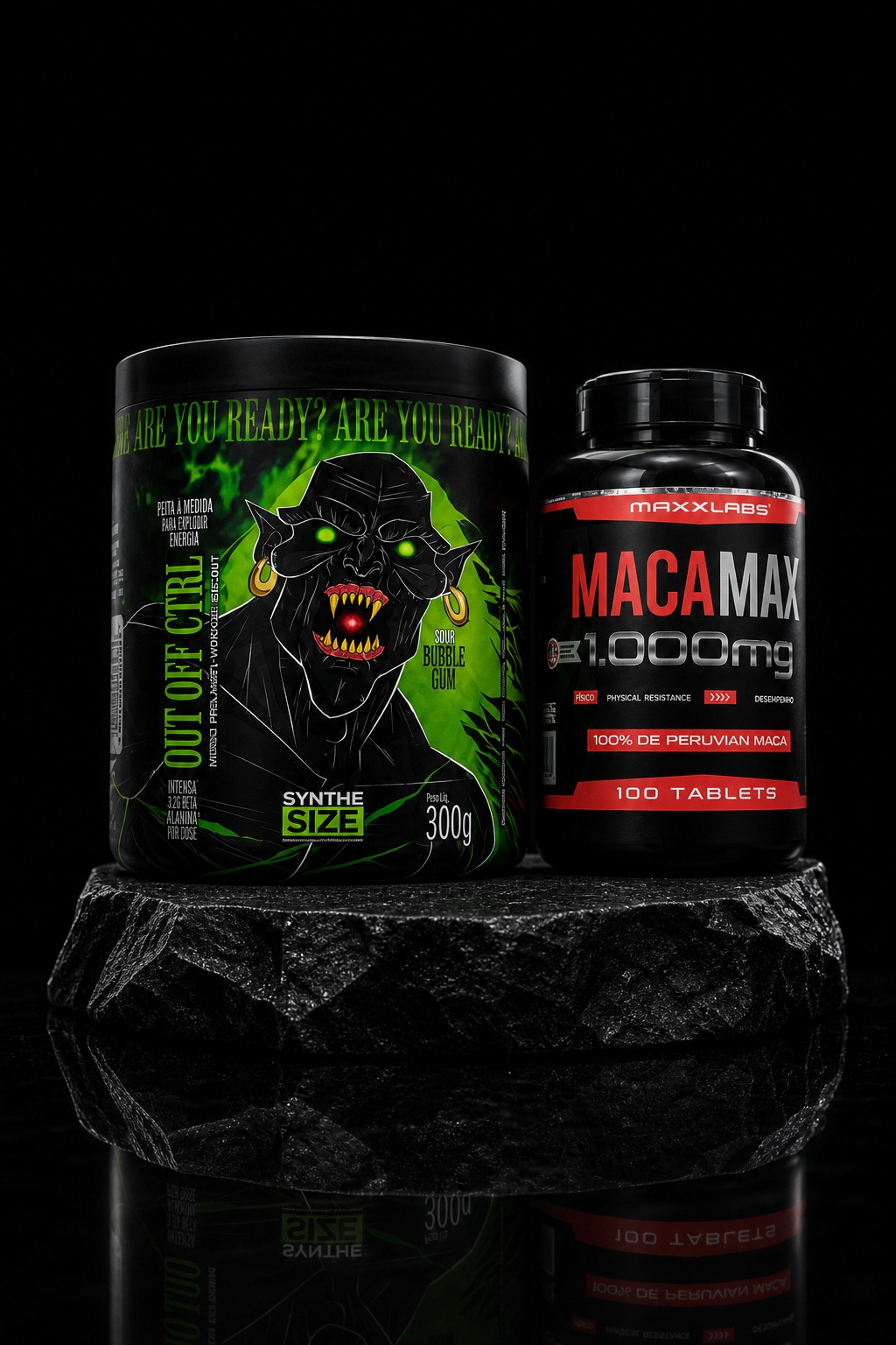 Combo Out of Control 300g + MacaMax 1000mg