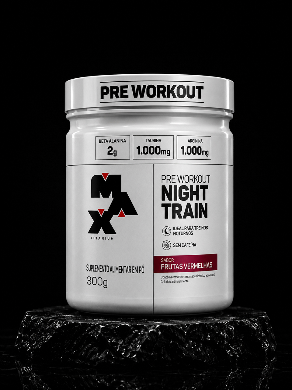 Night Train Pré-Treino 300g – Frutas Vermelhas